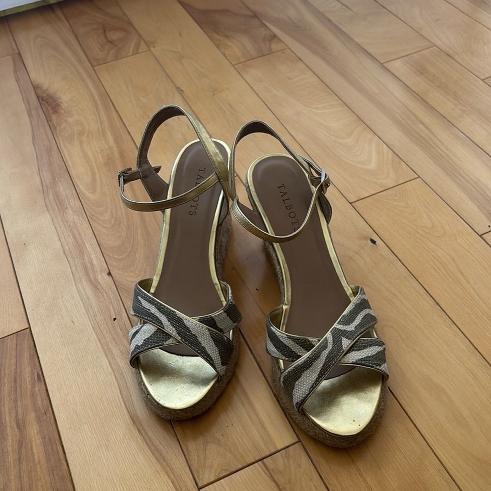 Favorite zebra espadrilles by Talbots